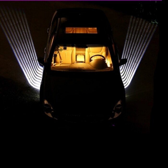 Multicolor Car Led Angel Wing Logo Projecter Ghost Shadow Laser Light for Car Motorcycle
