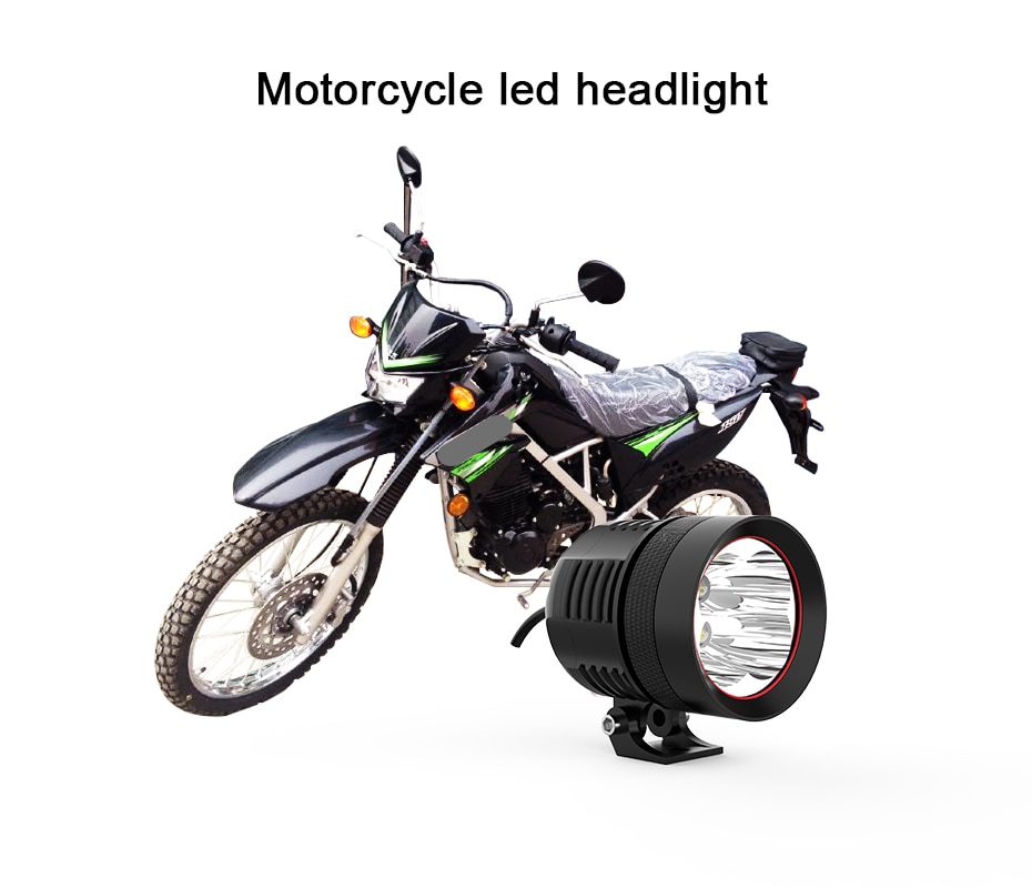Super Bright 40W 60W 90W Motorcycle Led Headlight Accessories Decorative Lamp for Fog Light Driving Light