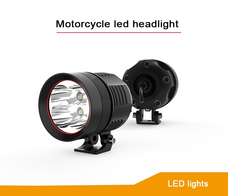 Super Bright 40W 60W 90W Motorcycle Led Headlight Accessories Decorative Lamp for Fog Light Driving Light