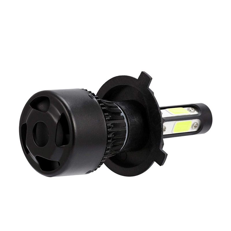 Super Bright Car 8000LM 4 Side COB Chip 9005 9006 9004 9007 H4 H7 Led Headlight Bulb with Fan Cooling for Headlamp Fog Light