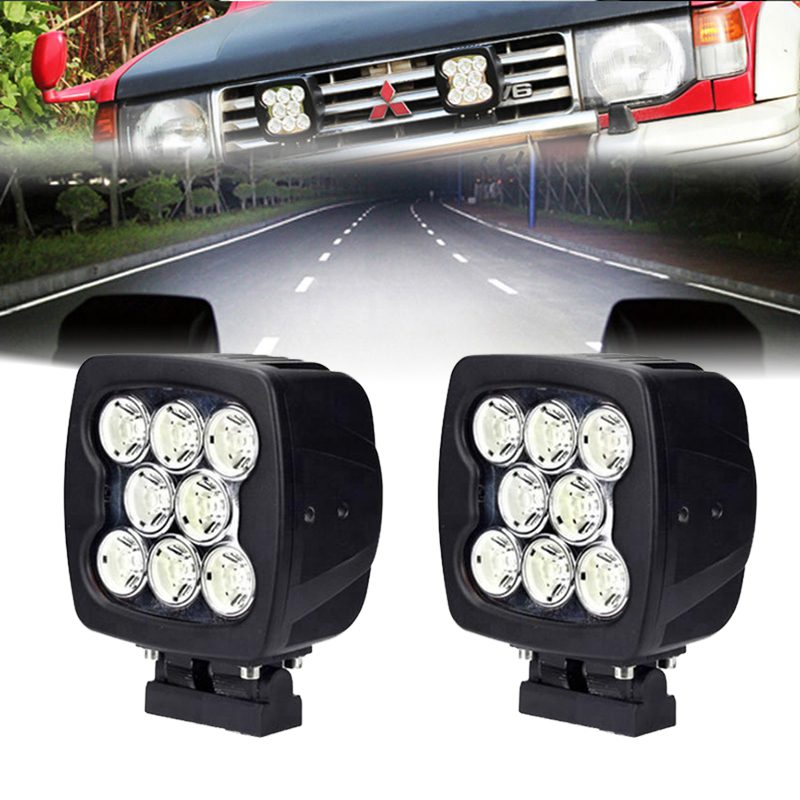 Doxmall 5.5 Inch Fog Lights Led Driving Lights with Cree Chip High Power Work Lamps for Jeep Wrangler 4x4 Offroad Car Truck ATV SUV Accessories Light