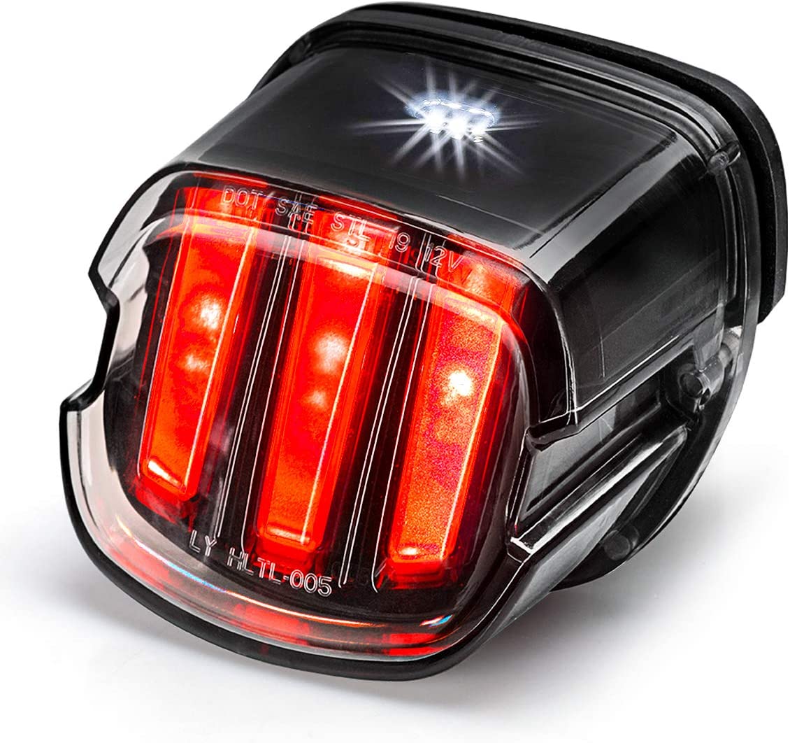 Doxmall LED Brake Tail Light License Running Brake Light for Sportster