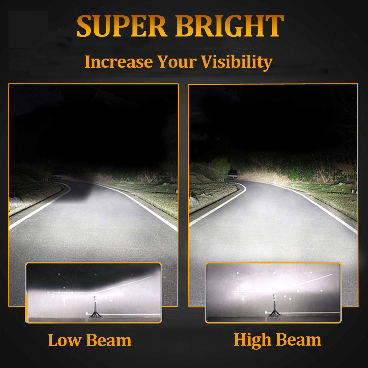 Doxmall Dot Approved 7inch Jeep LED Headlights with White DRL/Amber Turn Signal + 4 inch LED Fog Lights with White DRL Halo Ring for Jeep Wrangler 97-2017 JK LJ - Image 6