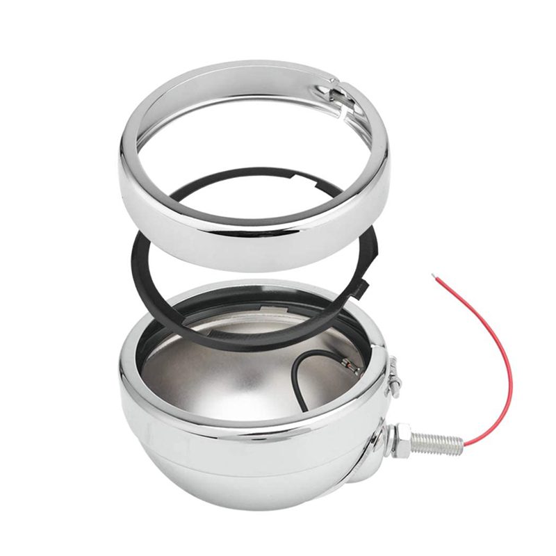 DOXMALL 4.5 inch Fog Passing Light Housing Bracket Ring for Motorcycle