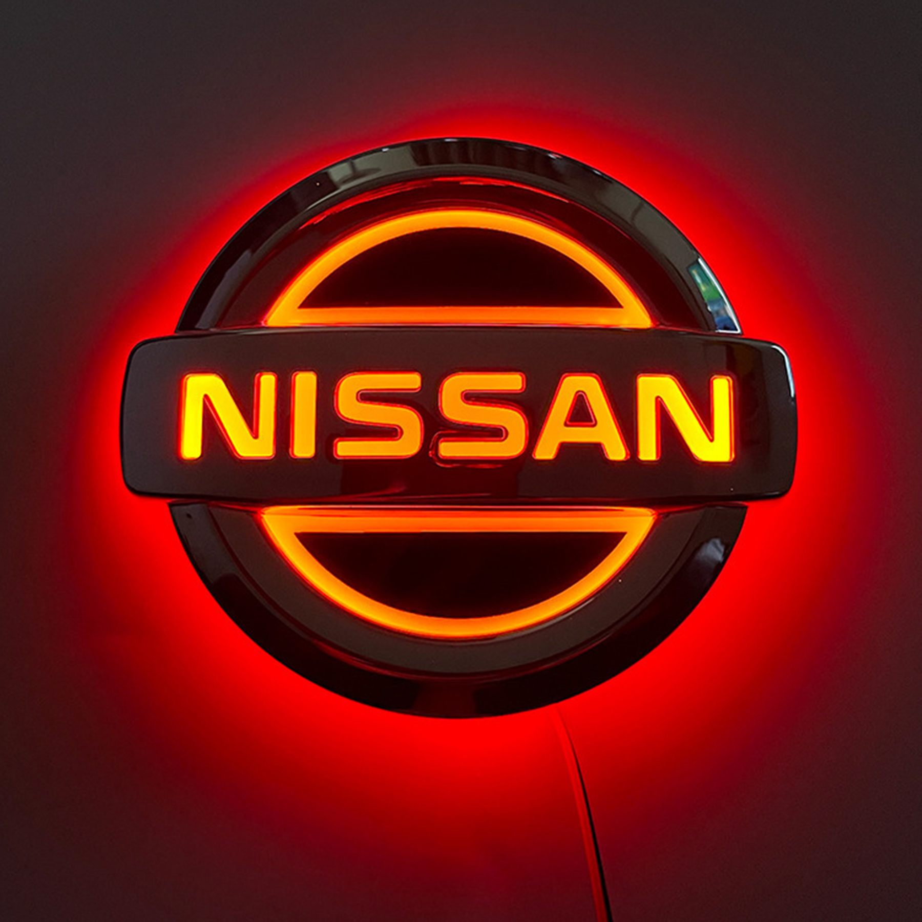 5D LED Nissan Logo Emblem Light Nissan Rear Badge Light Up with White Blue Red Colors Available - Image 8