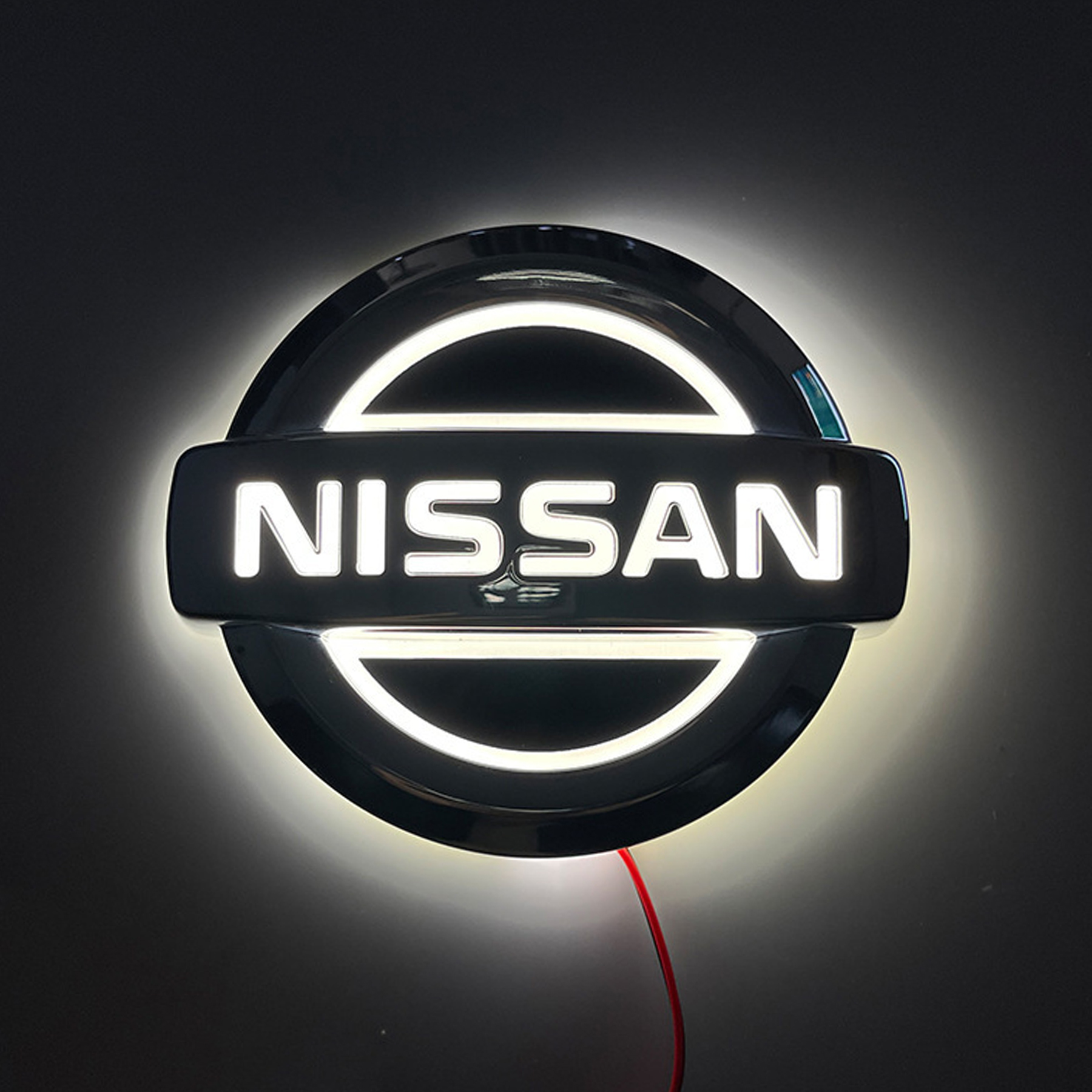 5D LED Nissan Logo Emblem Light Nissan Rear Badge Light Up with White Blue Red Colors Available - Image 7