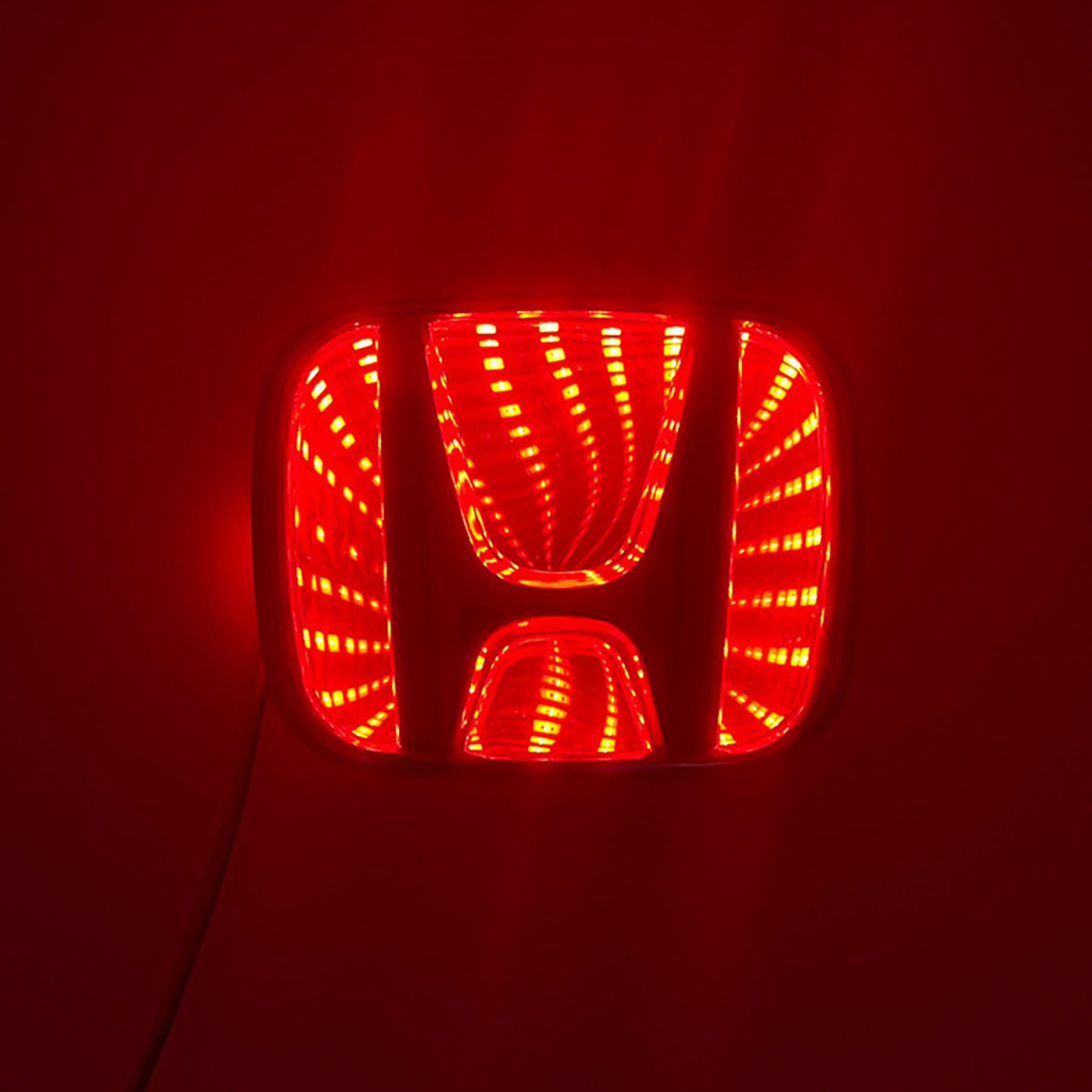 3D LED Honda Logo Light Up Emblem Rear Badge Illuminated Light with White Blue Red Colors Available - Image 6