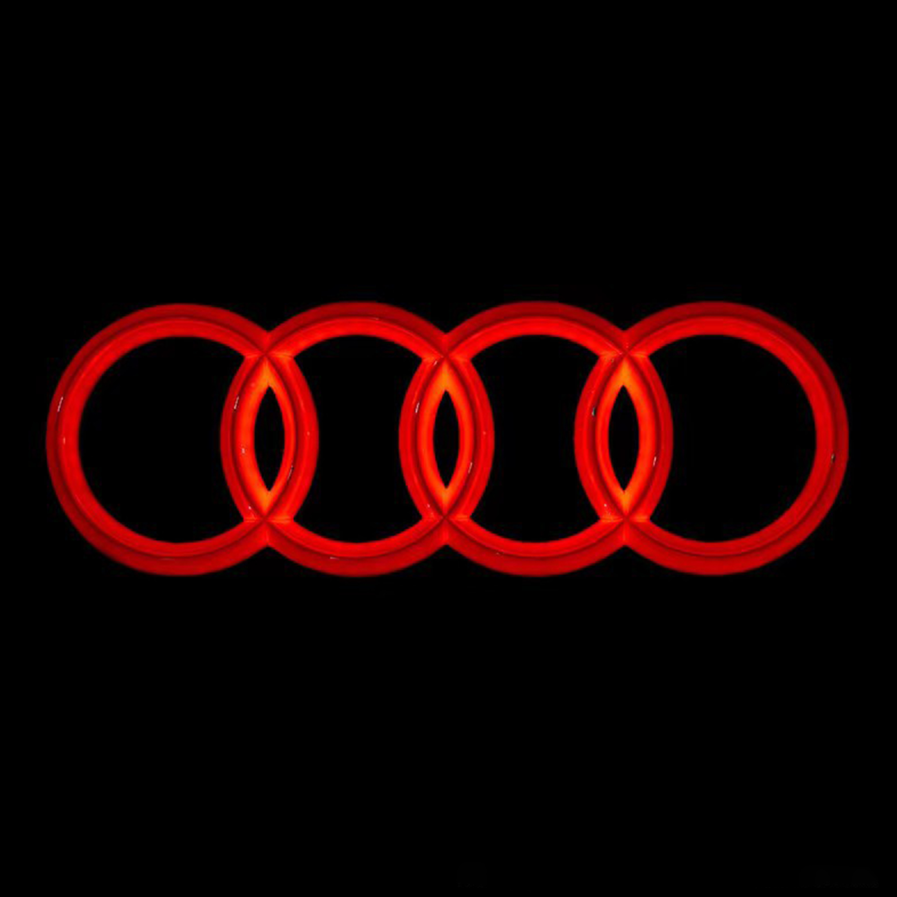 Audi Logo Emblem Light LED Illuminated Badge Light with White Blue Red-Silver/Black Type Fit For Audi A1 A3 A4 A5 A 6 Q1 Q3 Q5 Q7 - Image 9