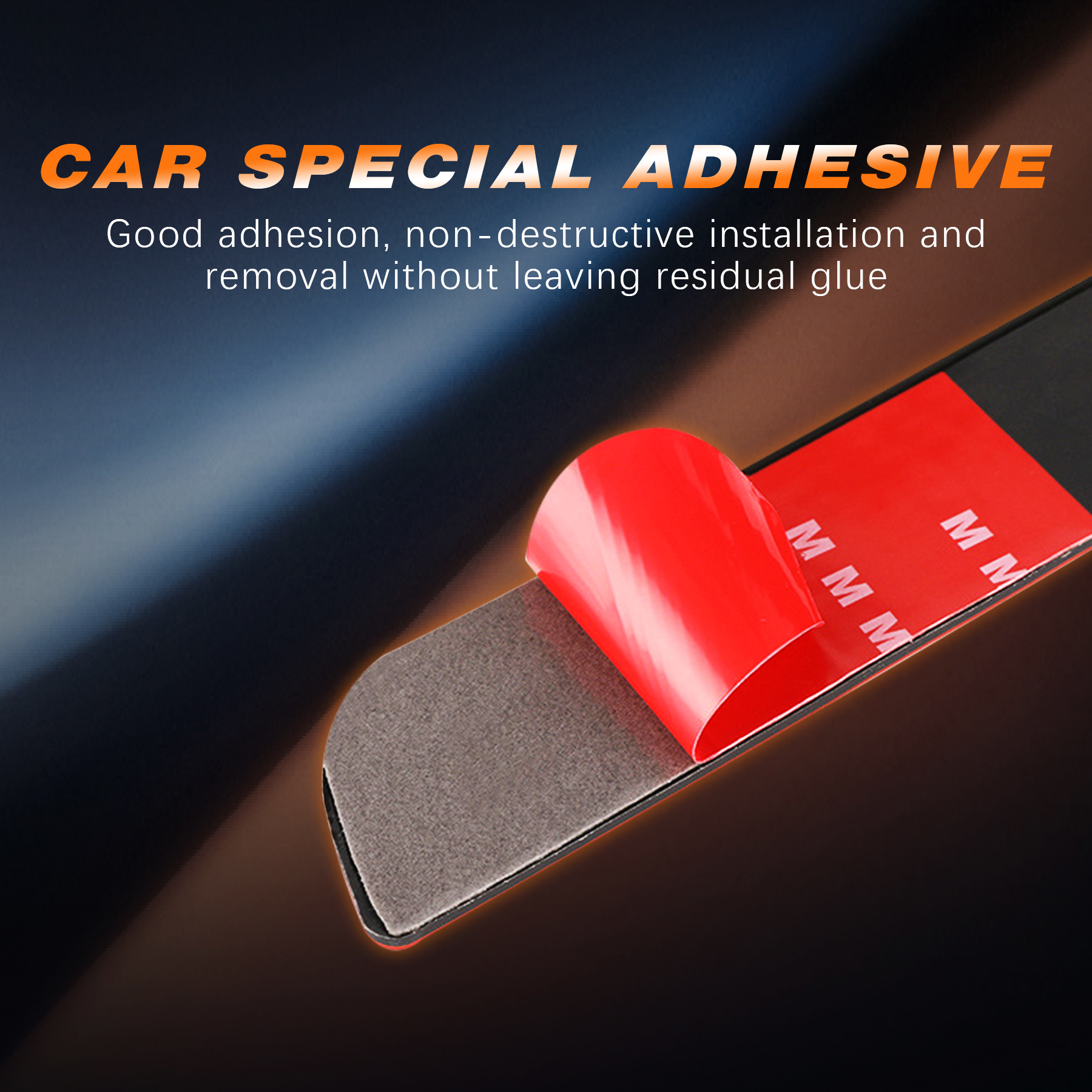 Audi Logo Car Door Sill Protector Rubber Scuff Plate Trim Accessories (4PCS) - Image 3