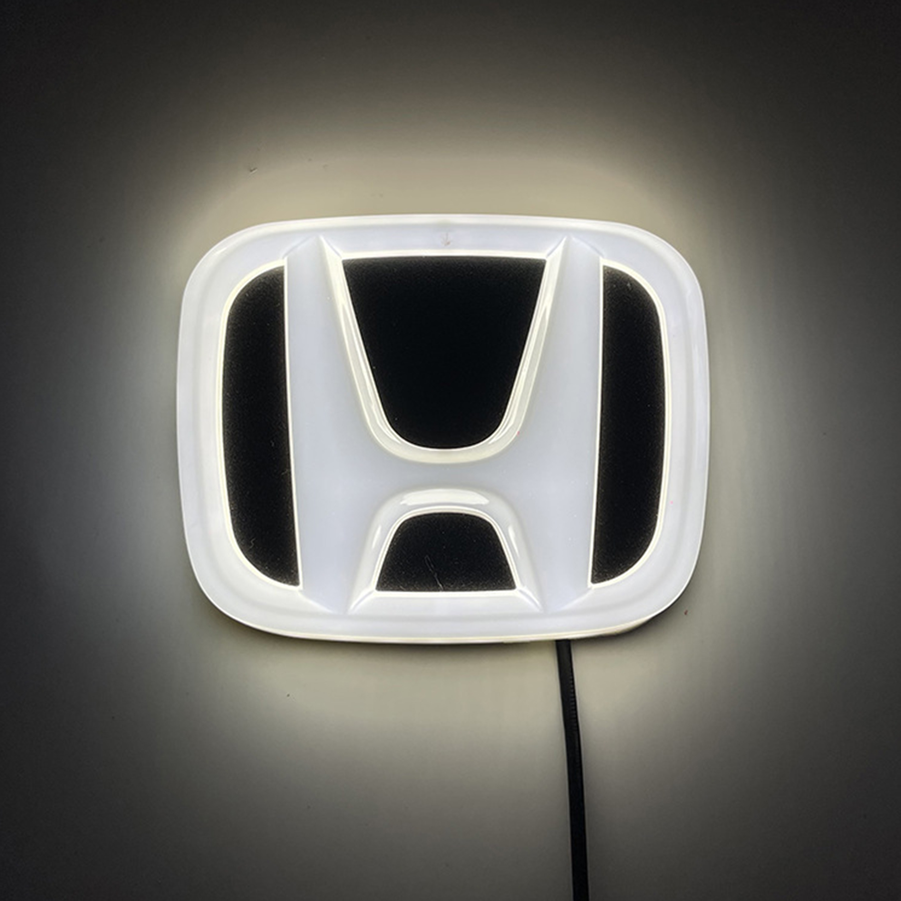 4D LED Honda Logo Light Up Emblem Rear Badge Illuminated Light with White Blue Red Colors Available - Image 6