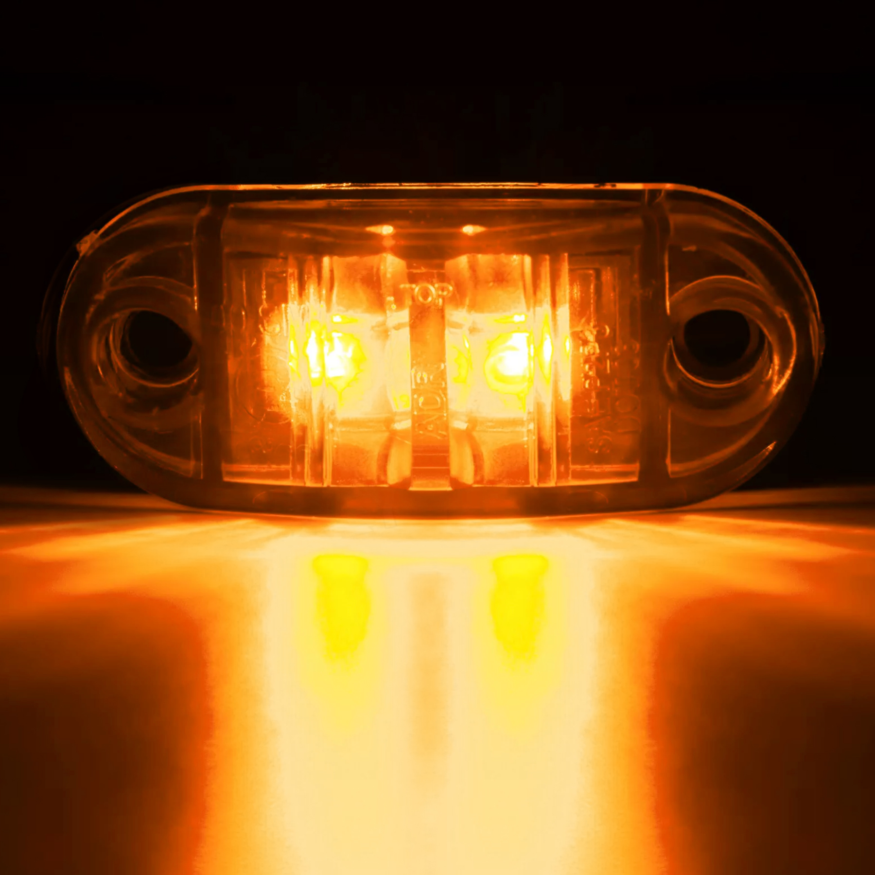 10x LED Side Marker Light Yellow White Red Side Signal Light For Trailer Truck - Image 5